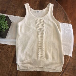 Madewell Wallace Knit sweater Tank Top Size S
